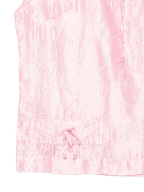 Gimaguas Twiggy ribbon-detail top - Pink