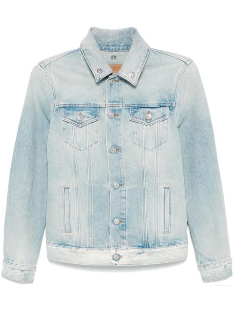 MM6 Maison Margiela distressed denim jacket - Blue - zdjęcie produktu nr 1