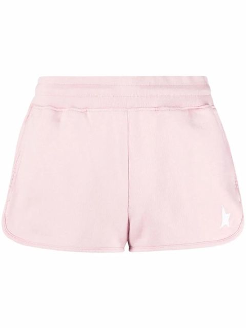 Golden Goose motif-print track shorts - Pink - zdjęcie produktu nr 1