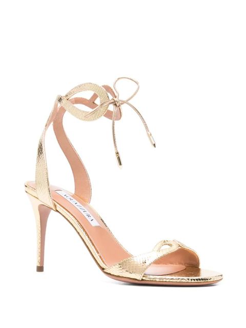 Aquazzura 85mm Tessa sandals - Gold