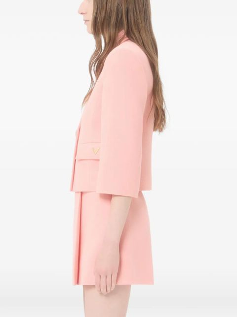 Valentino Garavani wool crepe jacket - Pink