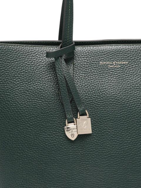 Aspinal Of London charm-detail tote bag - Green