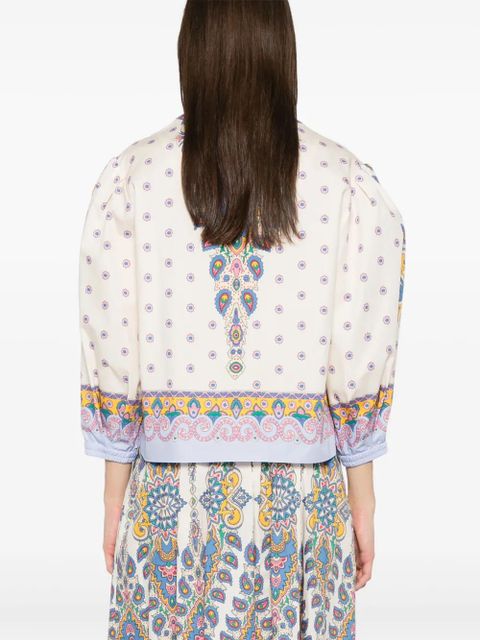 ETRO paisley blouse - White