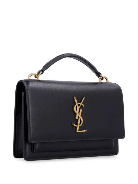 Saint Laurent Cassandra leather cross body bag - Black