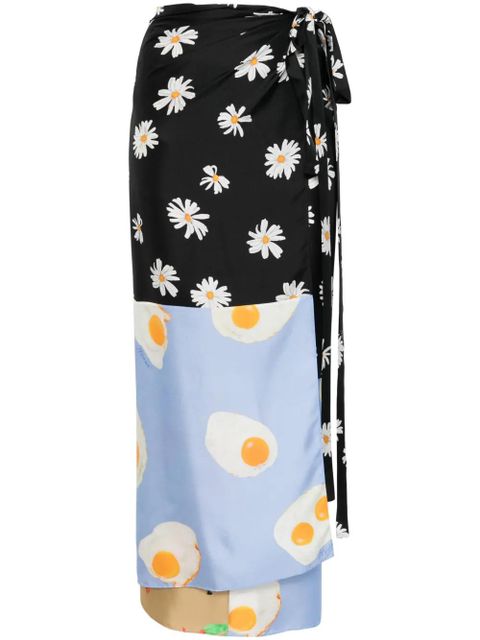 Moschino colour-block maxi skirt - Black - zdjęcie produktu nr 1