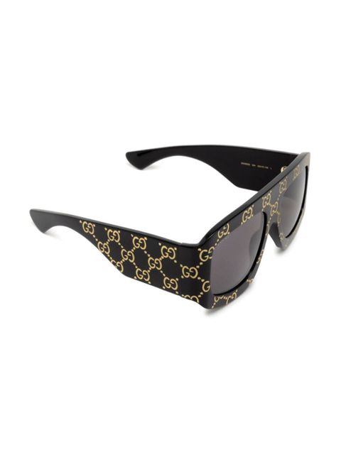 Gucci Eyewear GG Street pilot-frame sunglasses - Black