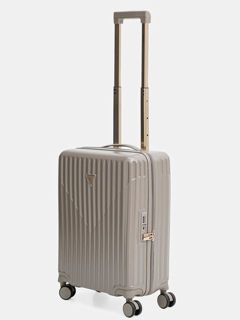 Guess walizka kolor brązowy TWHN96 75983