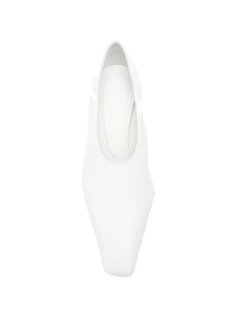 Sportmax square-toe pumps - White