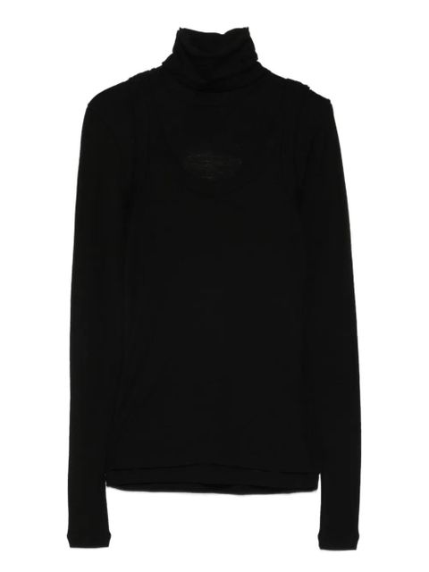 Róhe roll-neck sweater - Black - zdjęcie produktu nr 1
