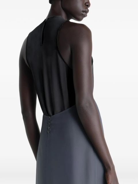 LEMAIRE Column sleeveless midi dress - Grey