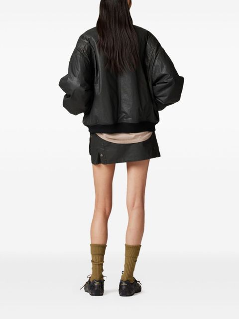 Miu Miu poplin bomber jacket - Black