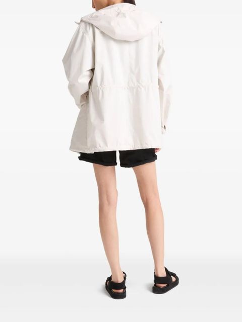 Yves Salomon hooded parka jacket - White - zdjęcie produktu nr 2