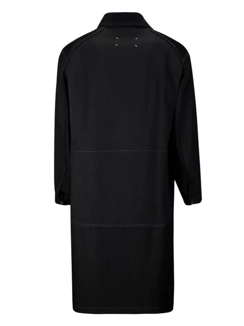 Maison Margiela panelled coat - Black - zdjęcie produktu nr 2