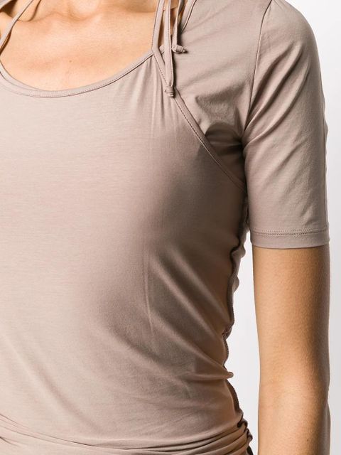 LEMAIRE layered slim-fit T-Shirt - Neutrals - zdjęcie produktu nr 2