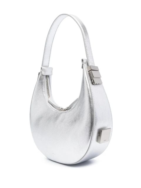 Osoi metallic Toni shoulder bag - Silver