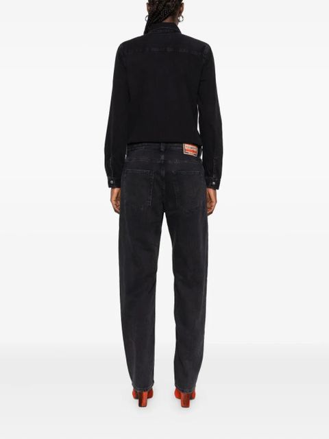 Diesel button-fastening jumpsuit - Black