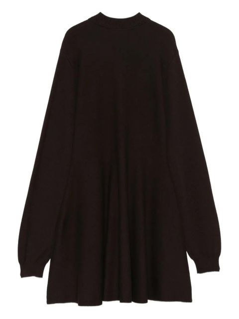 ROTATE BIRGER CHRISTENSEN long-sleeve mini dress - Brown - zdjęcie produktu nr 2