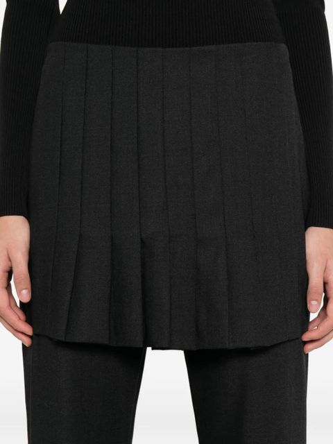 Paloma Wool Andrale skirt-appliqué trousers - Black