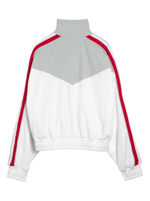 Gucci zip-up stripe-detail jacket - White - zdjęcie produktu nr 2