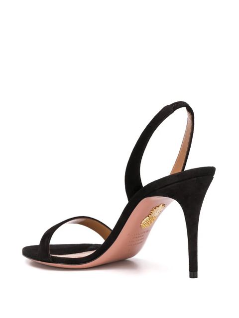 Aquazzura So Nude mid-heel sandals - Black - zdjęcie produktu nr 2