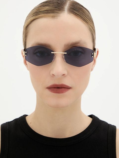 Marc Jacobs okulary przeciwsłoneczne damskie kolor złoty MARC 496/S AIR