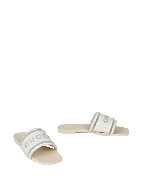 Gucci logo-detail sandals - White - zdjęcie produktu nr 2