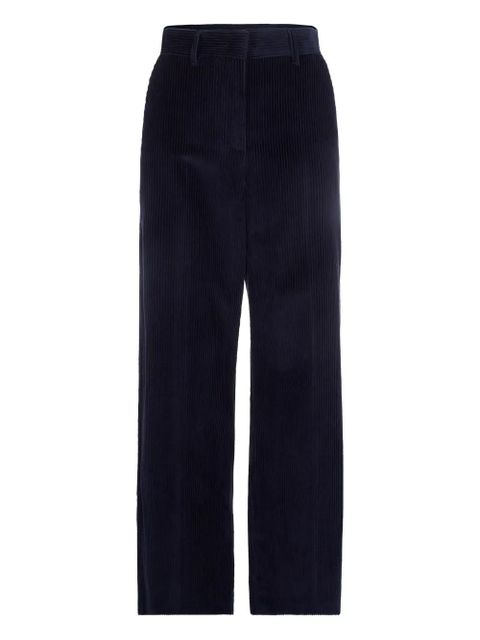 Max Mara corduroy straight-leg trousers - Blue - zdjęcie produktu nr 1