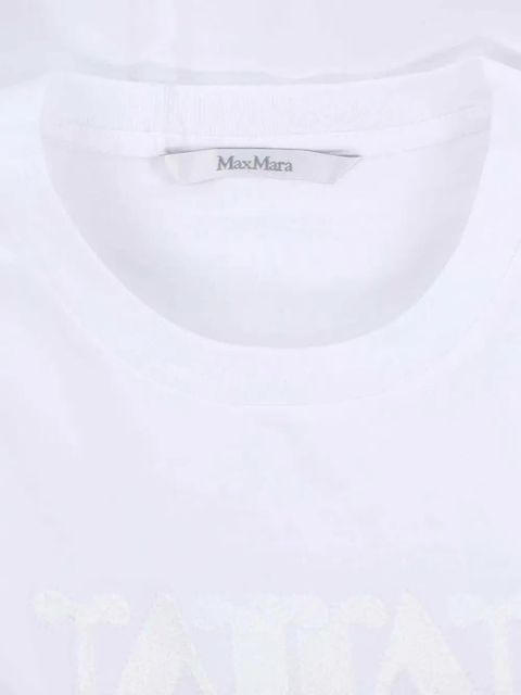 Max Mara logo-detail T-shirt - White