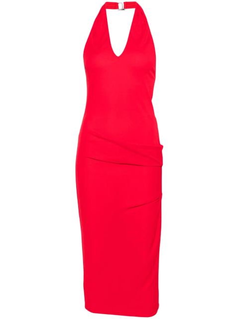Jacquemus halterneck midi dress - Red - zdjęcie produktu nr 1