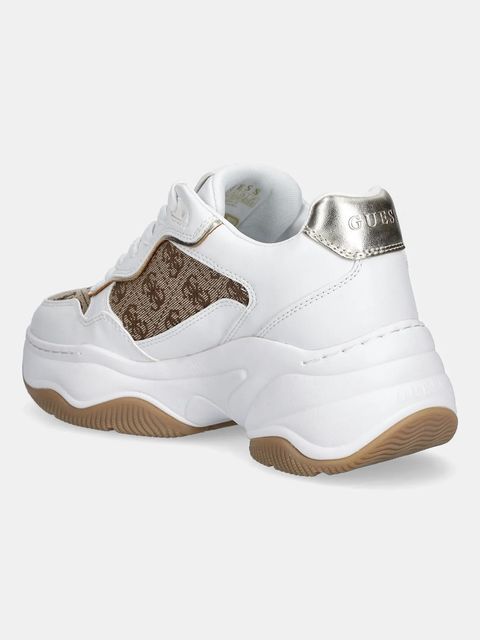 Guess sneakersy HAPYY4 damskie kolor biały FLTHP4 FAL12