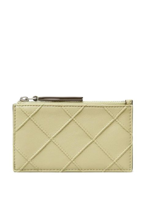 Tory Burch Fleming Soft leather cardholder - Neutrals - zdjęcie produktu nr 1