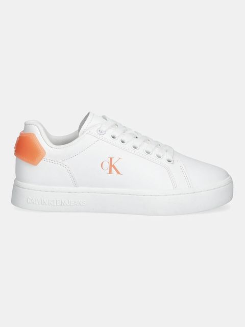 Calvin Klein Jeans sneakersy skórzane CLASSIC CUPSOLE RU PATCH LTH WN - zdjęcie produktu nr 1