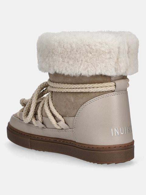 Inuikii śniegowce skórzane Classic High kolor beżowy 1001.002.0072.250