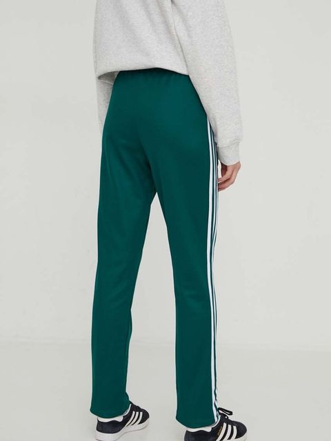 adidas Originals spodnie dresowe kolor zielony z aplikacją IP0628