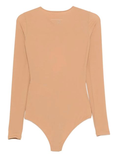 MM6 Maison Margiela long sleeve bodysuit - Neutrals - zdjęcie produktu nr 2