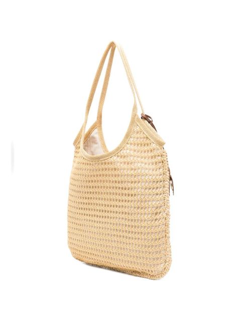 Miu Miu logo-detail tote bag - Neutrals