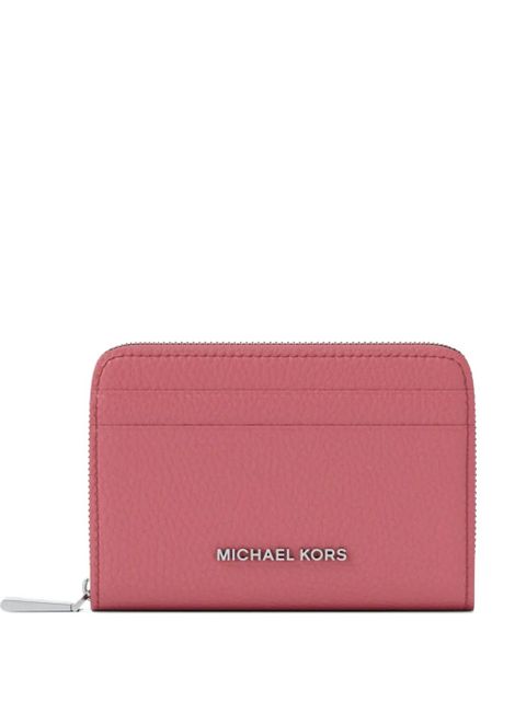 Michael Kors pebbled-leather card case - Pink - zdjęcie produktu nr 1