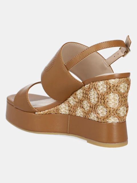 Liu Jo sandały skórzane KAREN 06 kolor brązowy SA5115P0102S1853