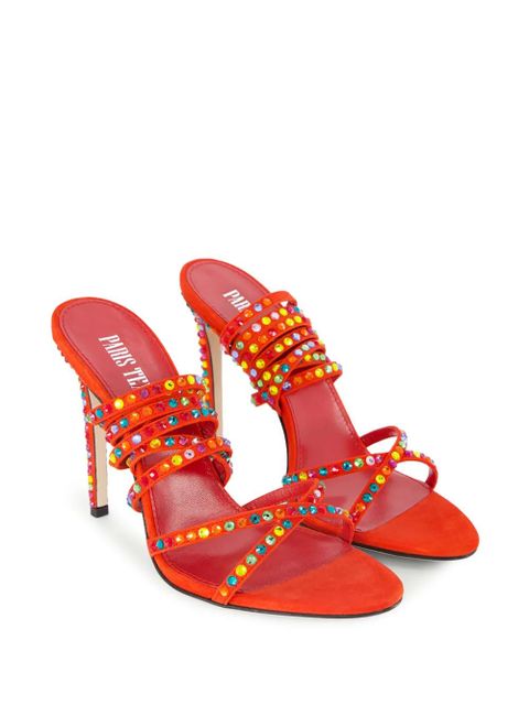 Paris Texas Holly Zoe suede sandals - Red - zdjęcie produktu nr 2