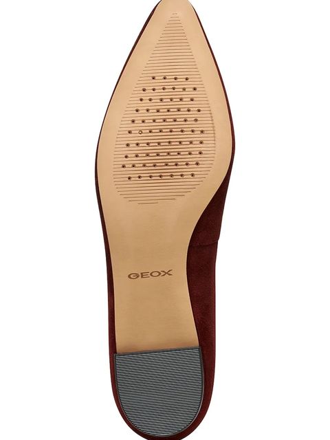 Geox baleriny skórzane D GISELDA15 kolor brązowy D56YUA 021HH C6014