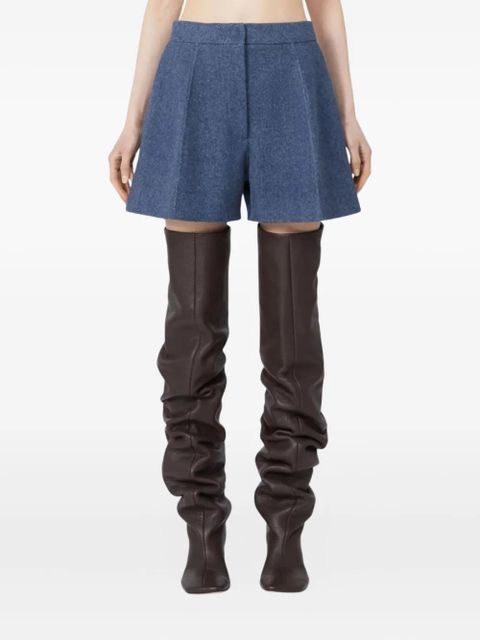 Sportmax runway wool shorts - Blue - zdjęcie produktu nr 1