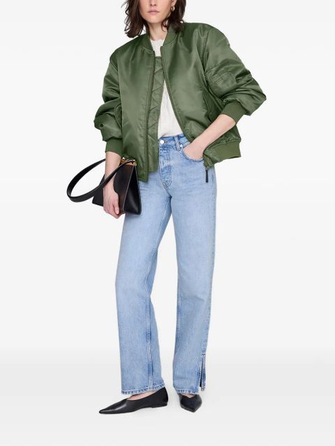 ANINE BING pointed-toe ballet flats - Black