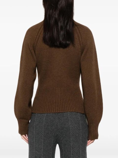 Guest In Residence buttoned knit cardigan - Brown