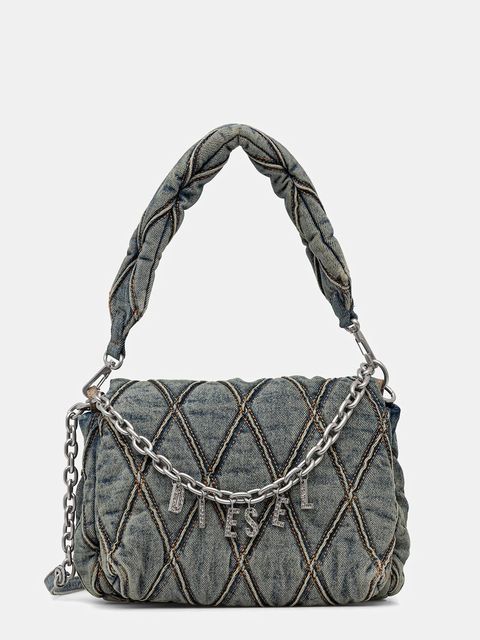 Diesel torebka jeansowa CHARM-D CHARM-D kolor niebieski X09596.P5570 - zdjęcie produktu nr 1