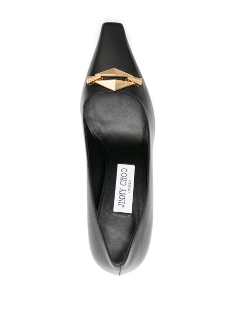 Jimmy Choo Ryker 90mm leather pumps - Black