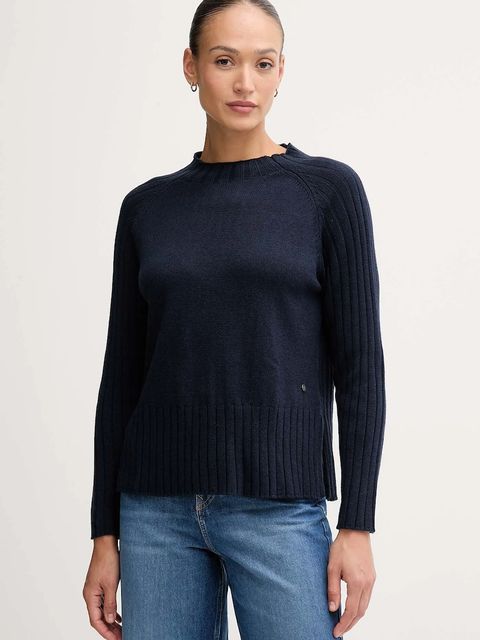 Pepe Jeans sweter z dodatkiem wełny damski kolor granatowy PL7000056 - zdjęcie produktu nr 1