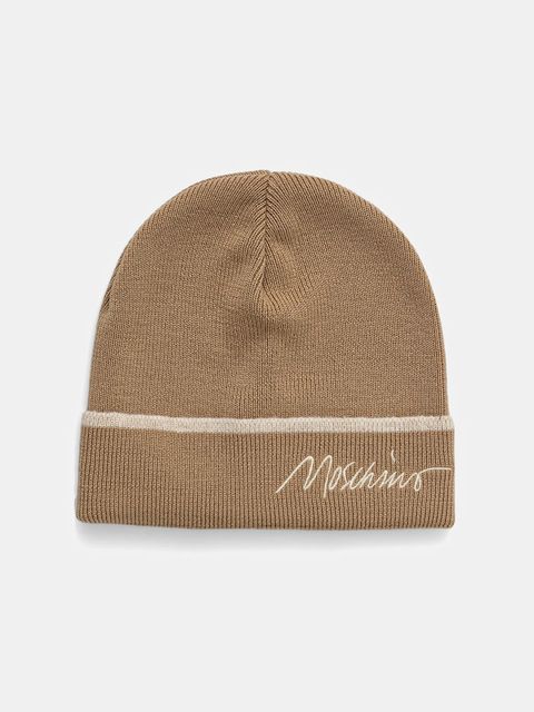 Moschino czapka z wełną kolor beżowy M3352 65461 - zdjęcie produktu nr 1