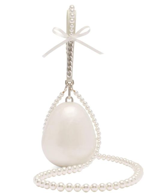 Simone Rocha Egg clutch bag - White - zdjęcie produktu nr 1