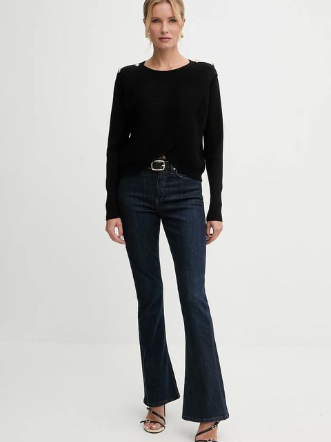 Morgan sweter damski kolor czarny lekki MISSY - zdjęcie produktu nr 2