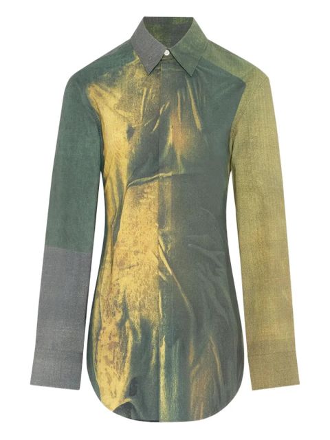 Jean Paul Gaultier The Acid Water printed buttoned shirt - Green - zdjęcie produktu nr 1